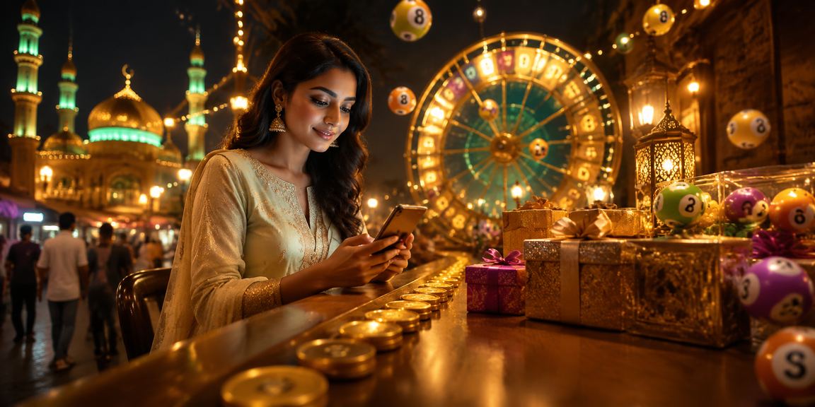 ঈদ উৎসবে নারায়ণগঞ্জে লটারি গেম উপভোগের দৃশ্য