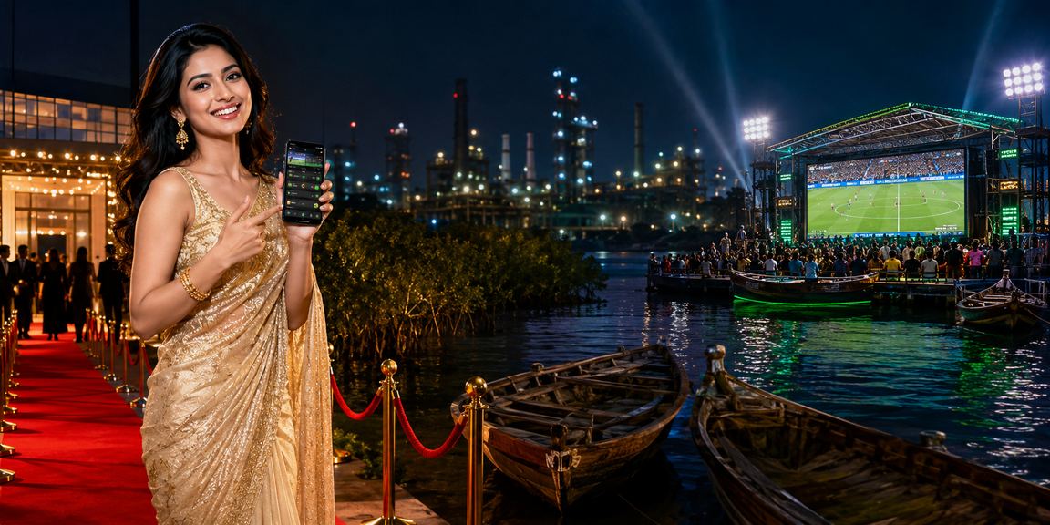 সুন্দরবন থিমে বাংলাদেশি মডেলের সাথে ক্যাসিনো বিনোদনের দৃশ্য